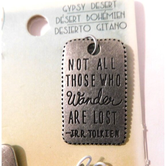 Bead Landing Gypsy Desert Charm Set of 4 Inspirational Quotes Crafts Jewelry - Picture 5 of 5